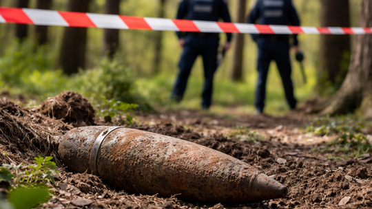 Policja apeluje o ostrożność. Wiosną częściej można natknąć się na niewybuchy