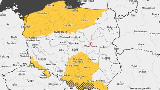 Uwaga na śliskie drogi - możliwe oblodzenie!