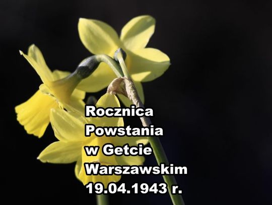 19 kwietnia 2026 r. - Ważny dzień w kalendarzu. 83. Rocznica Powstania w Getcie Warszawskim
