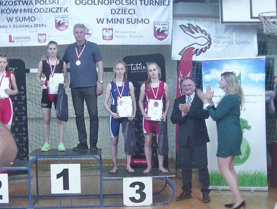 Dwa medale Judo Zielińscy Kwidzyn na zawodach sumo