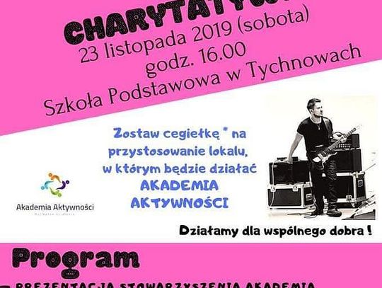 Koncert charytatywny w Tychnowach