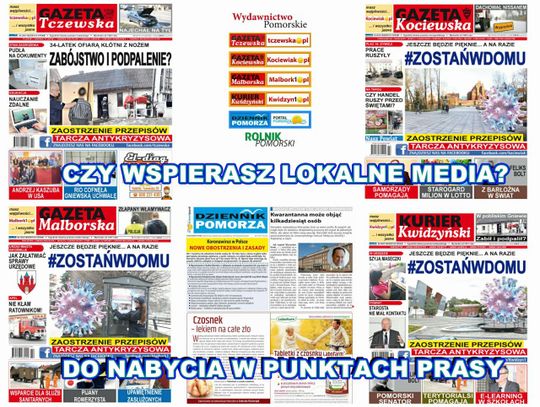 Kupuj prasę lokalną. Zawsze dużo do czytania o Twoich sprawach