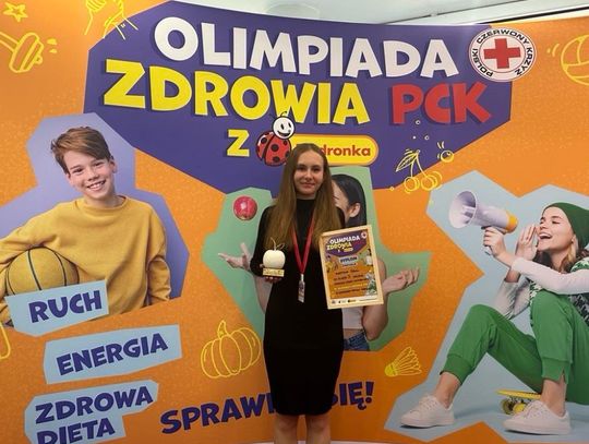 Martyna Gryń druga w Olimpiadzie Zdrowia PCK z Biedronką