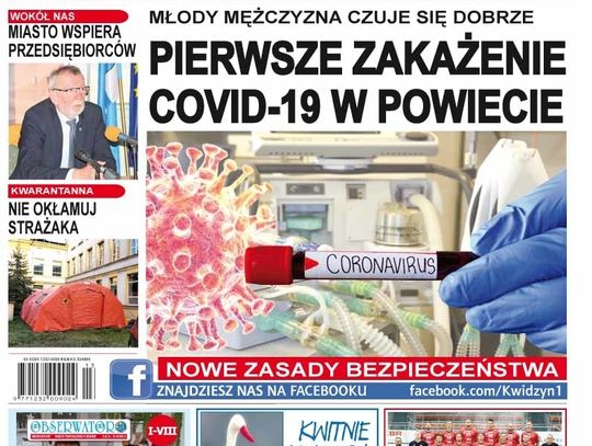 Najnowsze wydanie Kuriera Kwidzyńskiego już w sprzedaży