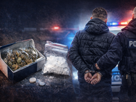 Nerwowe zachowanie zwróciło uwagę patrolu. Młody mężczyzna z narkotykami zatrzymany
