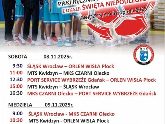 Ogólnopolski Turniej Piłki Ręcznej z okazji Dnia Niepodległości Ogólnopolski Turniej Piłki Ręcznej z okazji Dnia Niepodległości