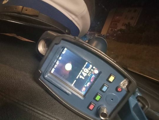 Policja stanowczo reaguje na kierowców stwarzających zagrożenie. 149 km/h na ul. Polnej w Kwidzynie!!!