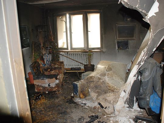Pożar na Młynarskiej - nie żyje 63-latek