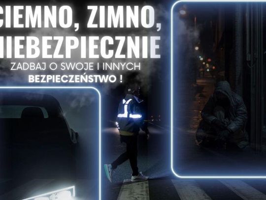 Śliskie drogi, szybki zmrok i osoby narażone na wychłodzenie. Reagujmy, zanim będzie za późno! Śliskie drogi, szybki zmrok i osoby narażone na wychłodzenie. Reagujmy, zanim będzie za późno!