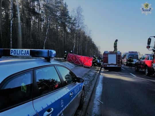 Śmiertelny wypadek na trasie Kwidzyn-Sadlinki.