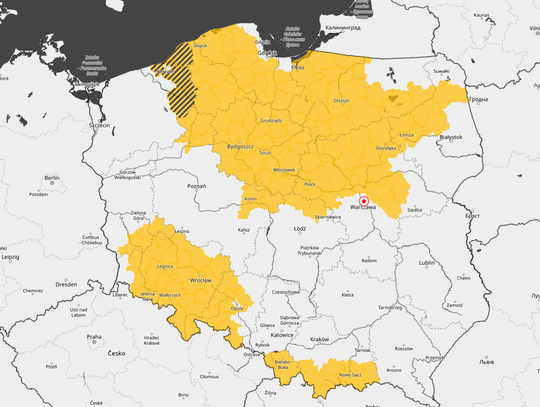 Uwaga na silne mrozy. Temperatura może spaść do –17°C