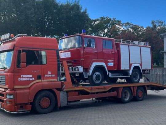 Wóz ratowniczo-gaśniczy trafił do naszych Ukraińskich partnerów