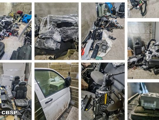 Zlikwidowany gang złodzieji samochodów działający na terenie Polski i Niemiec