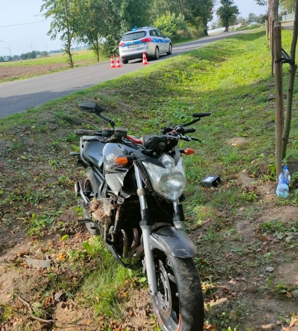 19-latek spowodował wypadek, jadąc motocyklem bez uprawnień