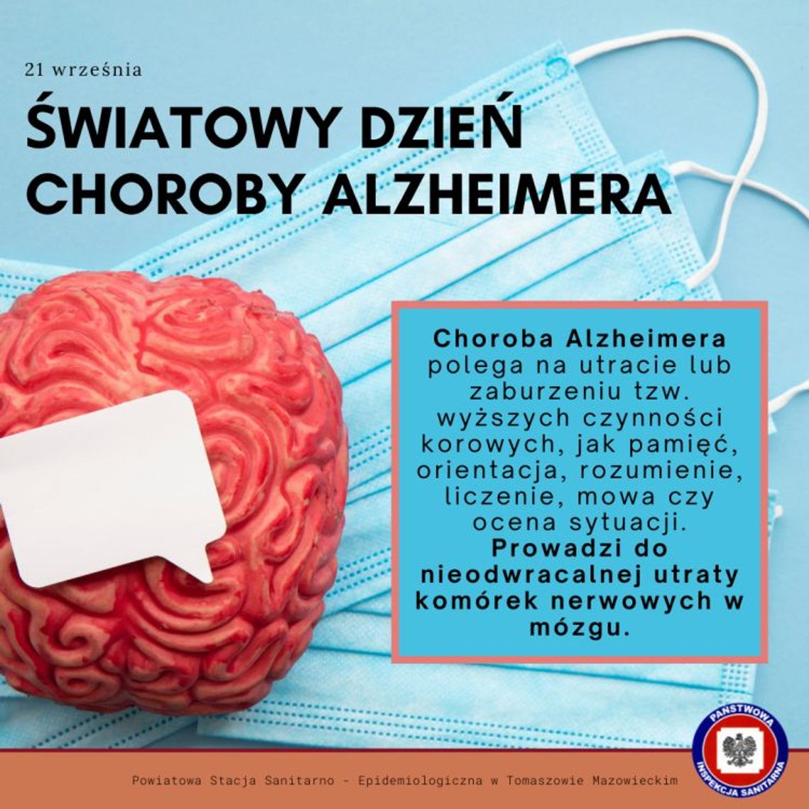 21 września 2024 r. - Ważny dzień w kalendarzu. Światowy Dzień Osób z Chorobą Alzheimera