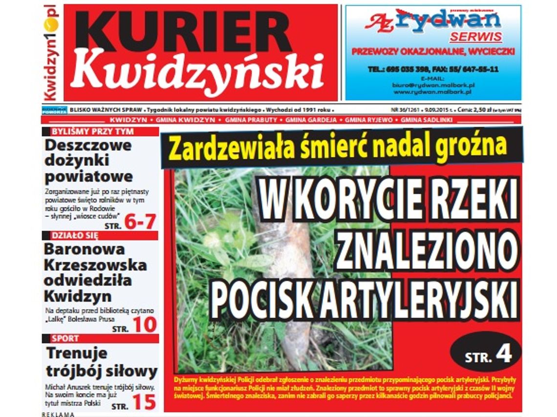 Kurier Kwidzyński już jest! Kurier Kwidzyński już jest!