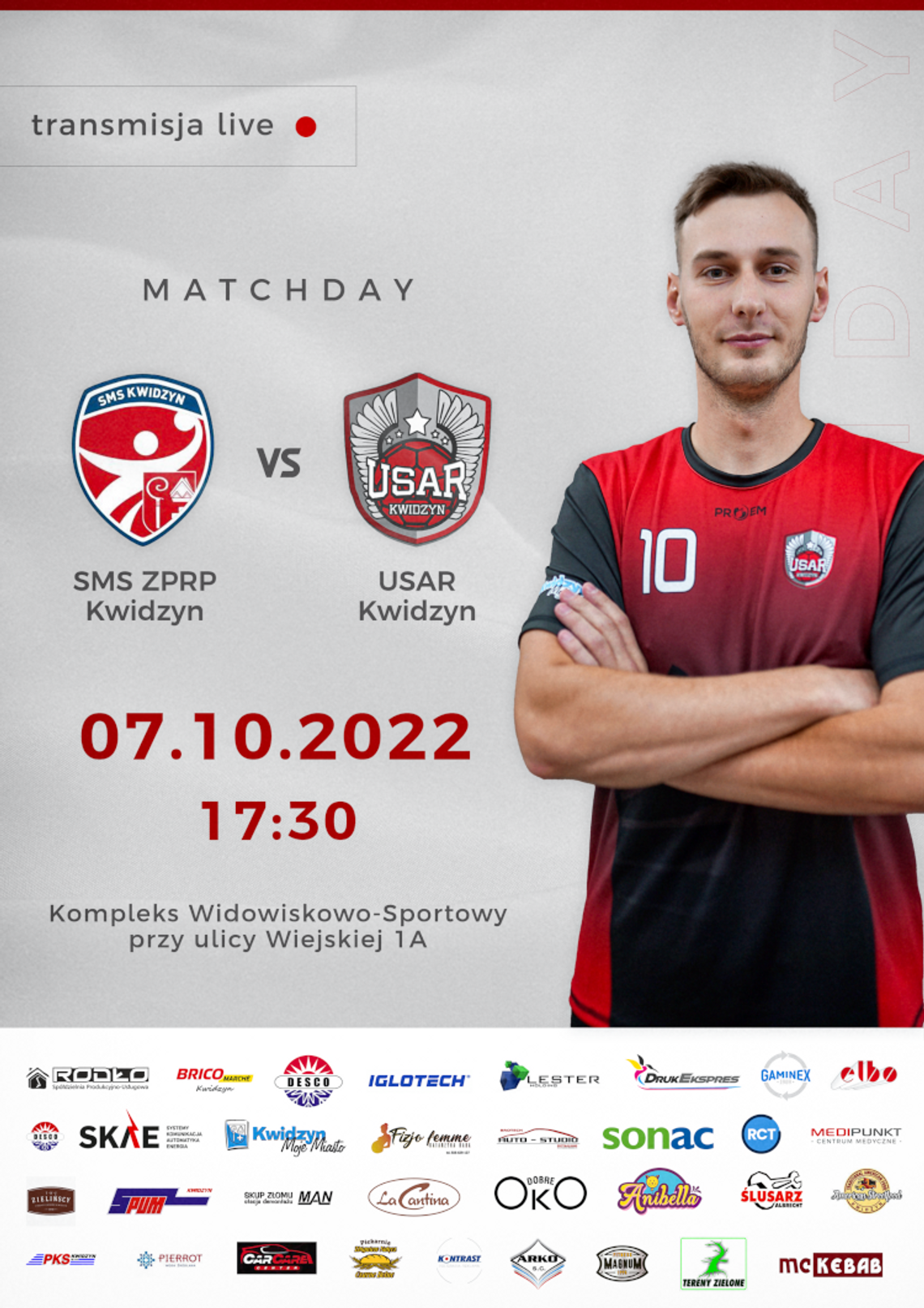 Kwidzyńskie derby!!! SMS ZPRP Kwidzyn - USAR Kwidzyn