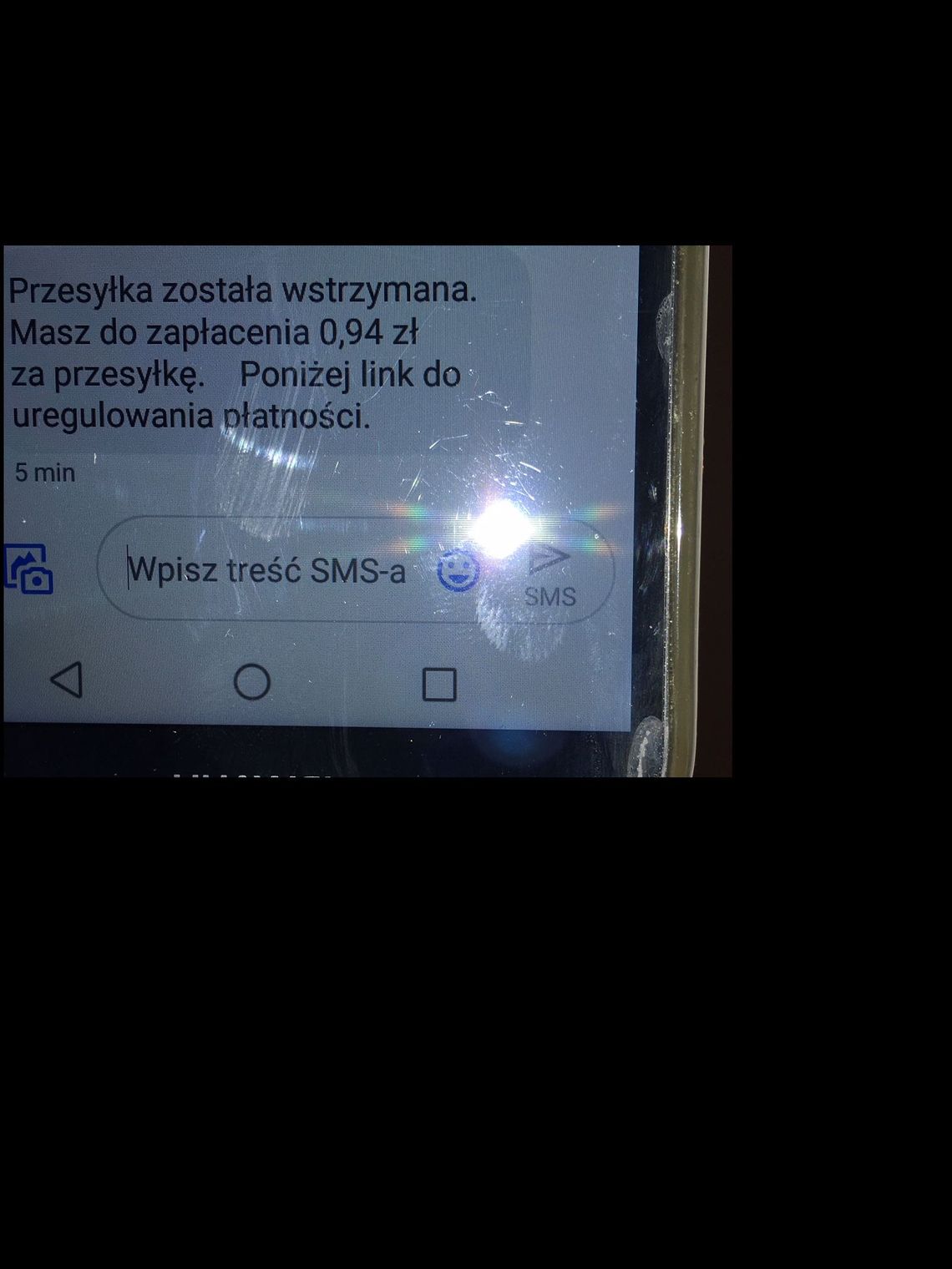 Mieszkanka Kwidzyna straciła ponad 5 tys. zł przez fałszywy SMS zawierający link do dokonania płatności