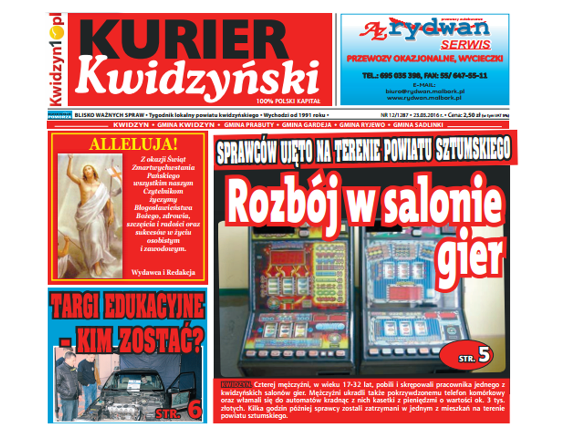 Najnowszy Kurier już w kioskach! Najnowszy Kurier już w kioskach!