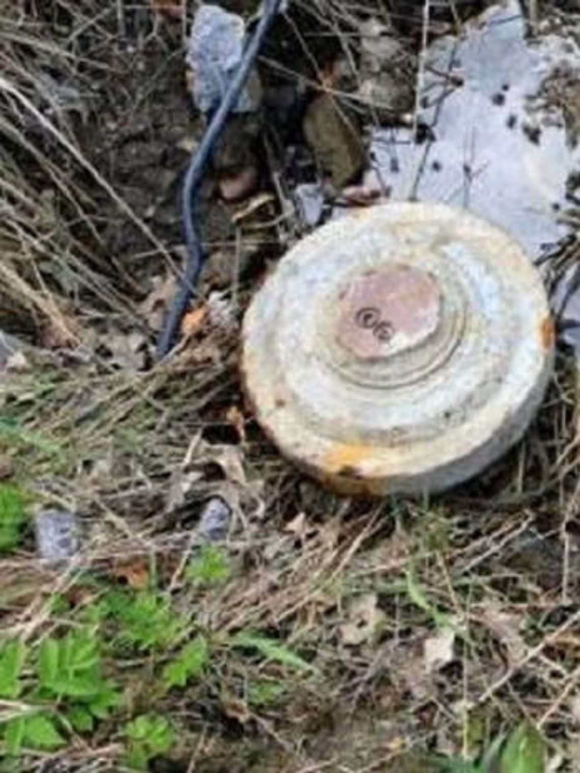 Niewypał znaleziony na budowie Niewypał znaleziony na budowie