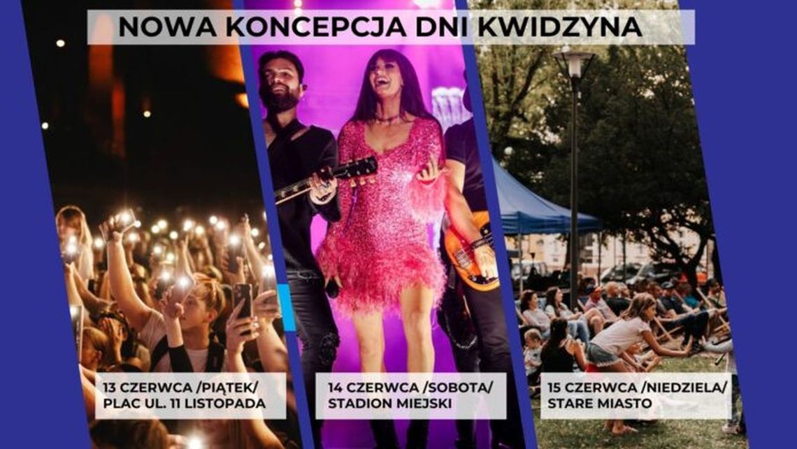 NOWA KONCEPCJA OBCHODÓW DNI KWIDZYNA /13-15 CZERWCA 2025/