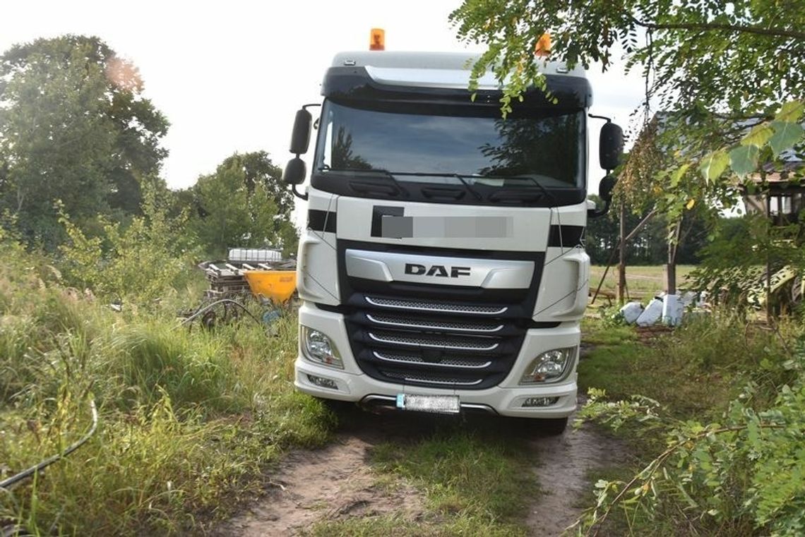 Odzyskali ciężarówkę skradzioną na terenie Niemiec