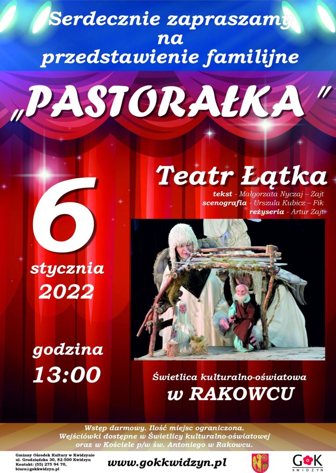 Pastorałka - przedstawienie familijne w Rakowcu z okazji święta Trzech Króli