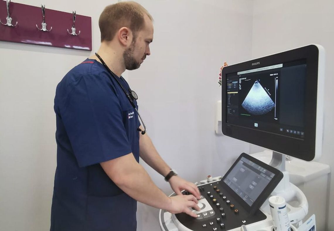 Nowoczesny ultrasonograf trafił do Polsko-Amerykańskich Klinik Serca w Sztumie