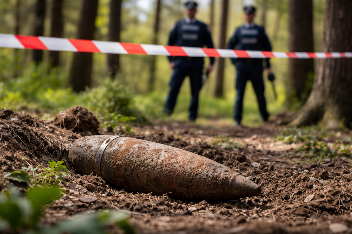 Policja apeluje o ostrożność. Wiosną częściej można natknąć się na niewybuchy Policja apeluje o ostrożność. Wiosną częściej można natknąć się na niewybuchy