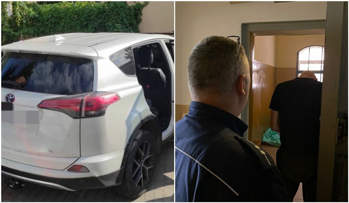Policjanci z Dzierzgonia zatrzymali złodzieja i odzyskali skradzione auto o wartości 100 tys. zł