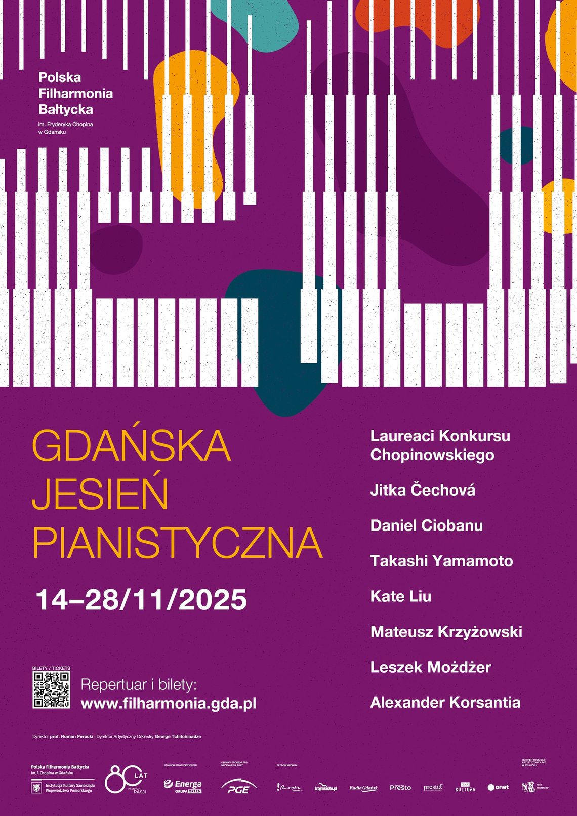 Polska Filharmonia Bałtycka im. Fryderyka Chopina w Gdańsku zaprasza na koncerty symfoniczne i wydarzenia w listopadzie 2025