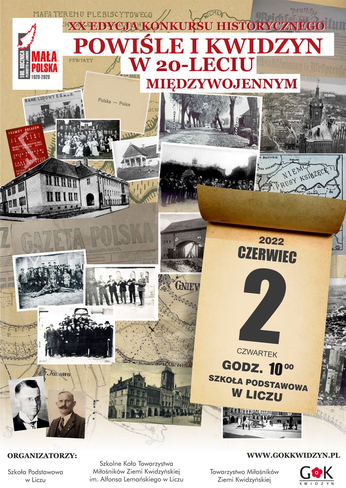 Powiśle i Kwidzyn w 20-leciu międzywojennym. Konkurs historyczny dla młodzieży