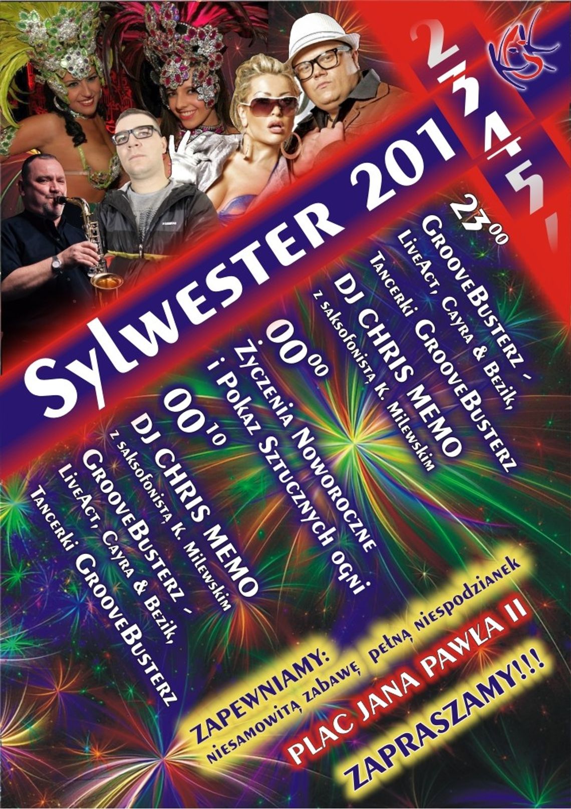 Powitaj nowy rok przed teatrem