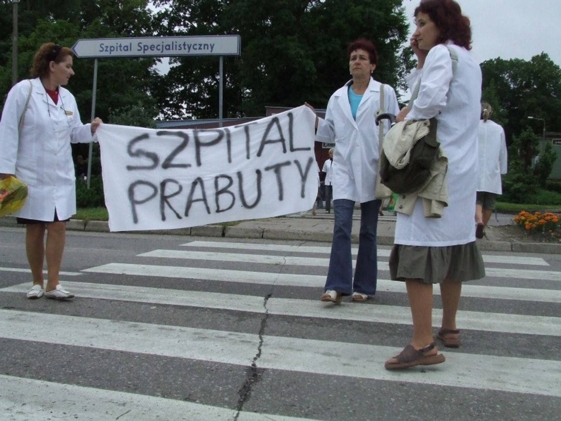 Protest w szpitalu - nie chcą marszałkowskiego dyrektora