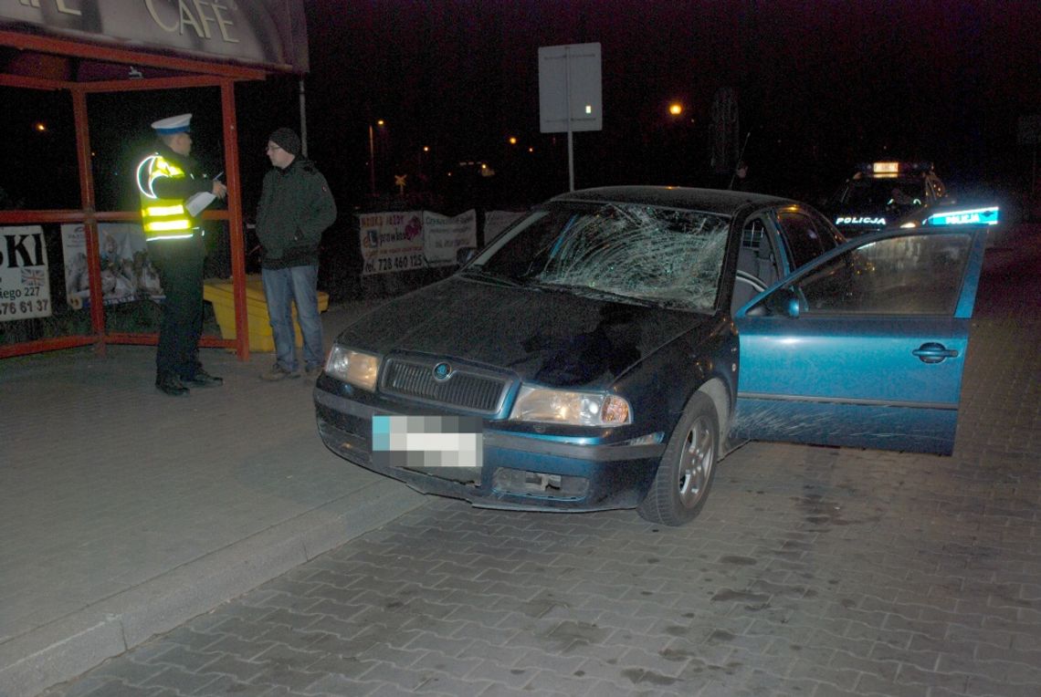 Śmiertelnie potrącona na jezdni, kierowca auta odjechał