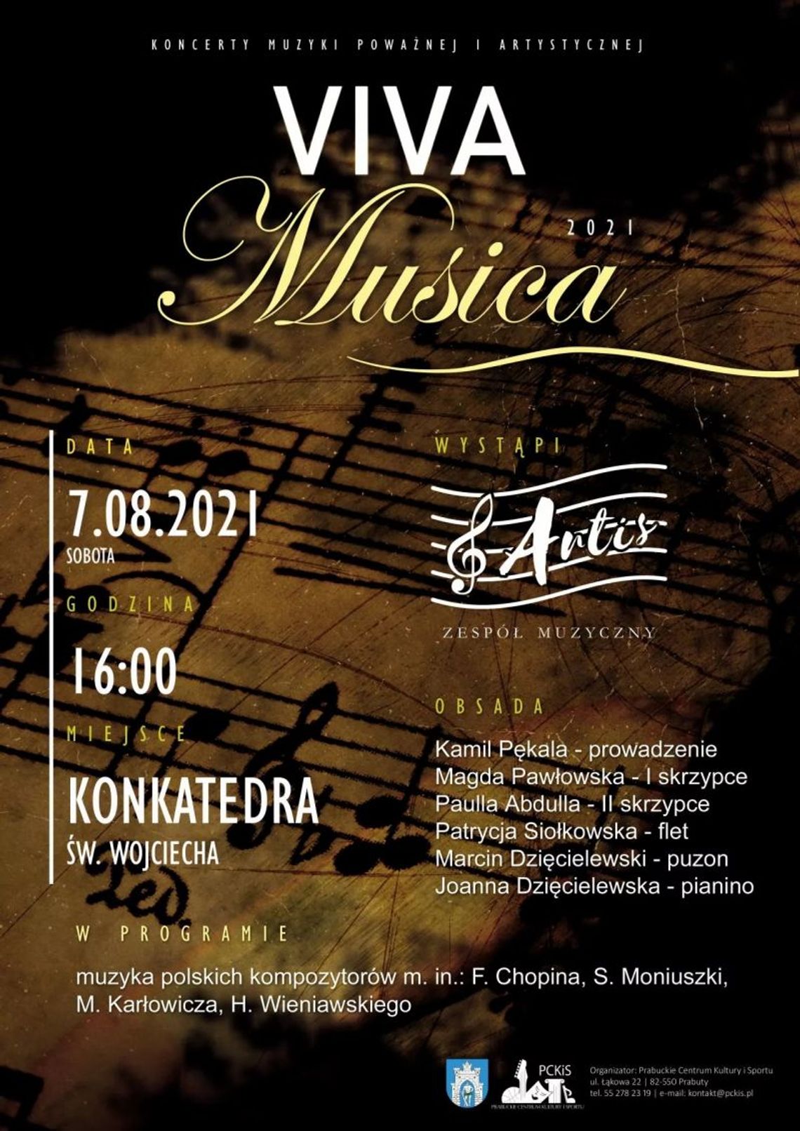 W Prabutach Viva Musica – kolejny koncert 7 sierpnia