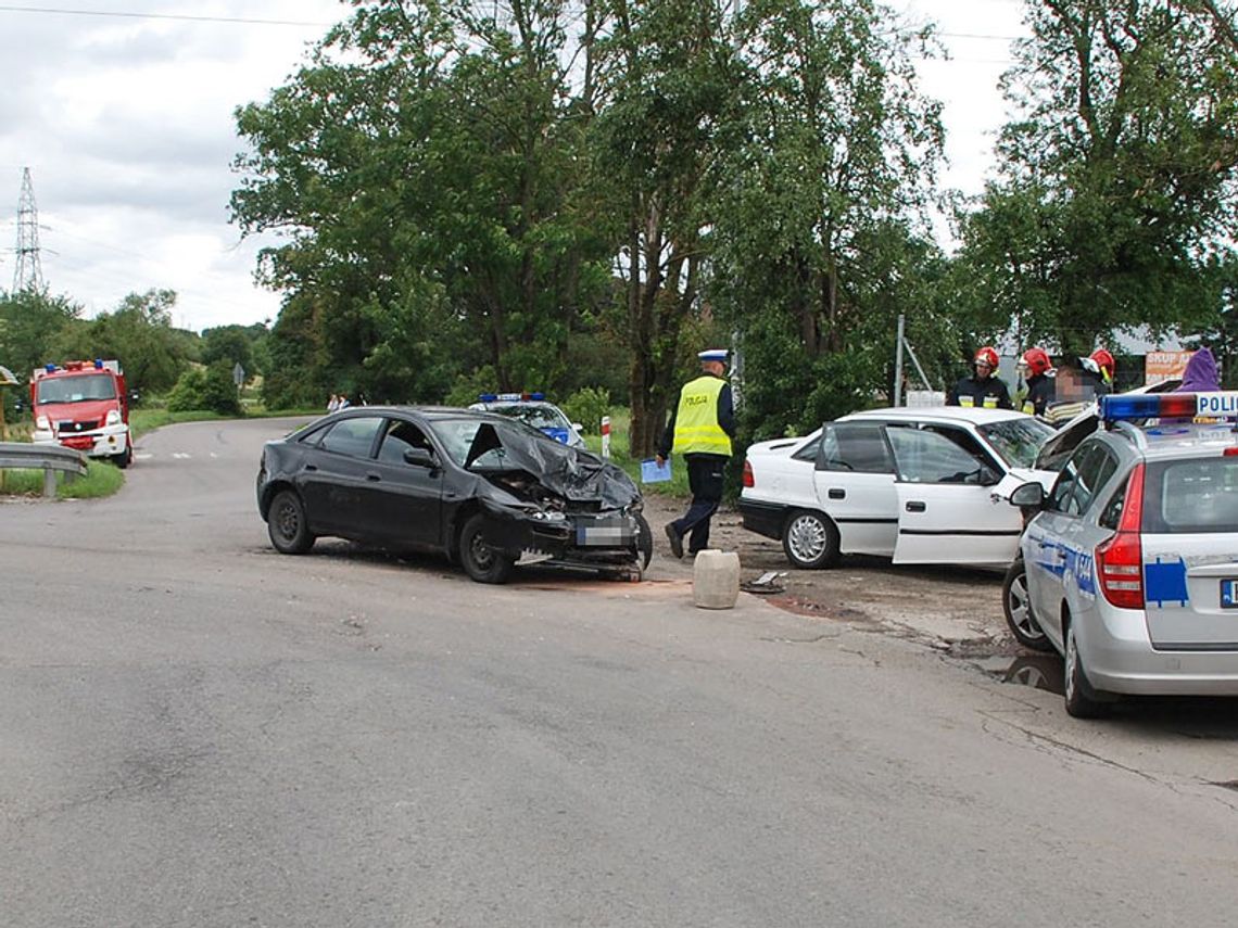 Wypadek w Marezie – kierowca wymusił pierwszeństwo 