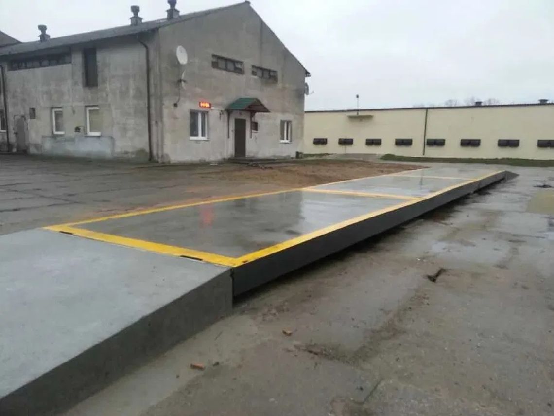 Waga 18m 60 T Betonowa Pomosty Prefabrykowane nie wylewane u Klienta.