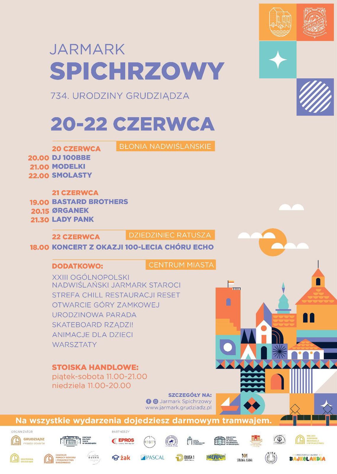 🎉 Jarmark Spichrzowy 2025 – 734. Urodziny Grudziądza 🎉 Jarmark Spichrzowy 2025 – 734. Urodziny Grudziądza