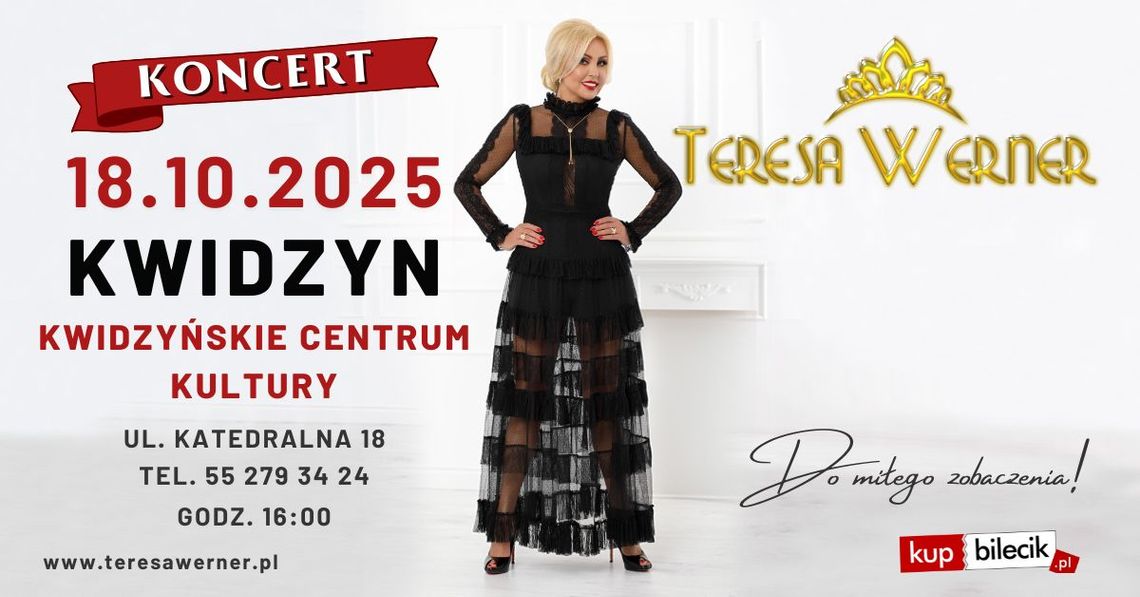 Koncert Teresy Werner w Kwidzynie