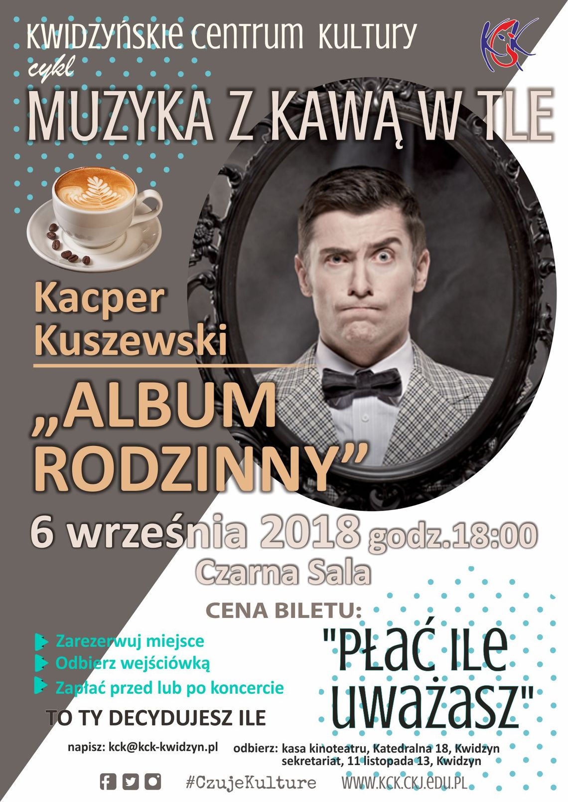 Muzyka z kawą w tle… Kacper Kuszewski i jego “Album rodzinny”.