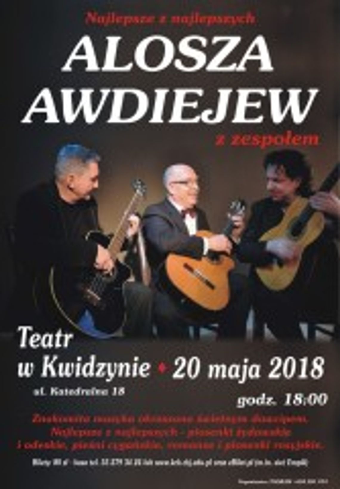 TEATR: Alosza Awdiejew - koncert.