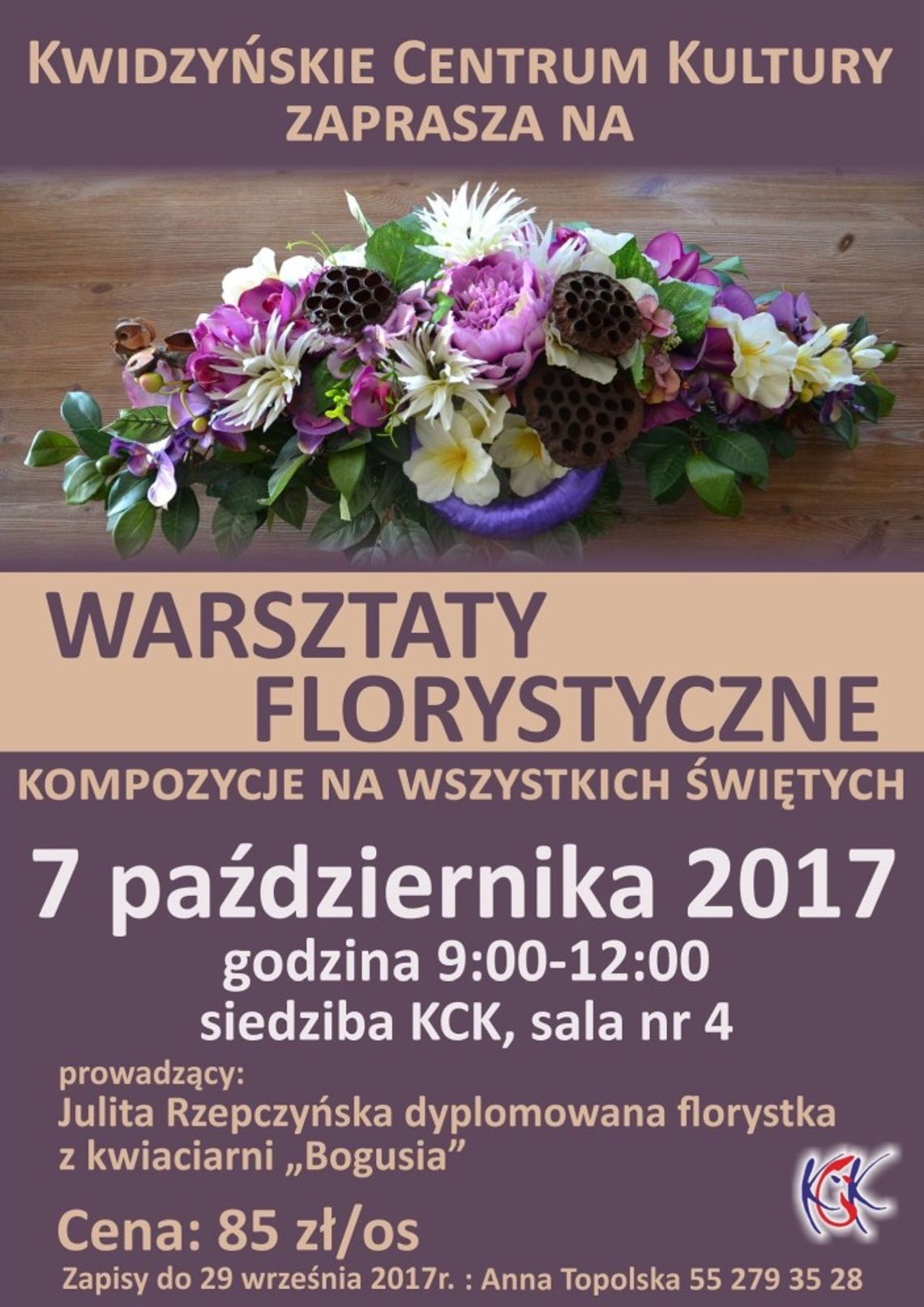 Warsztaty florystyczne KCK.